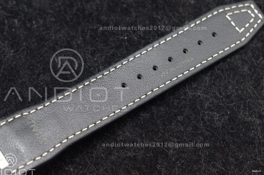 Edition A32111 1:1 Blue Mark Dial Pilot IW328203 on Leather ZF XX Best Dark Strap Blue 1203